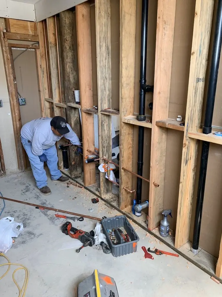 Commercial rough-in plumbing for Water Heater Replacement in Trancas Canyon